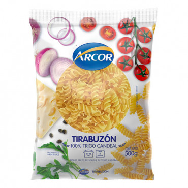 Fideos Tirabuzon Arcor 500 g X3