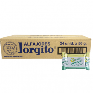 Alfajor Jorgito Glaseado 50 G x24