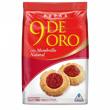 9 De Oro Pepas 200 g