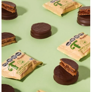 Alfajor Frank´s vegano chocolate SIN TACC