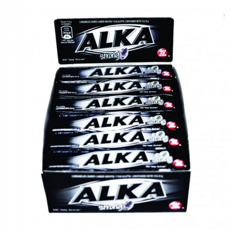 Pastillas Alka mentol strong X12