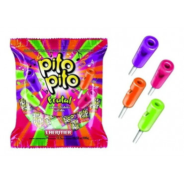 Chupetines pito-pito frutal X24