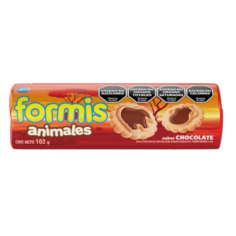 Galletita Formis chocolate 102 G X3