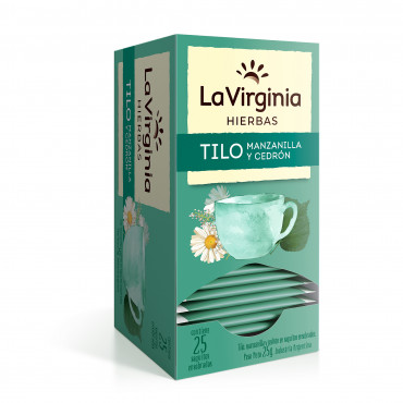 Té de tilo con manzanilla y cedrón La Virginia X25