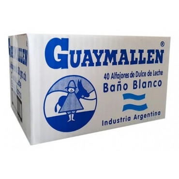 Alfajor Guaymallen Blanco 38 G x40