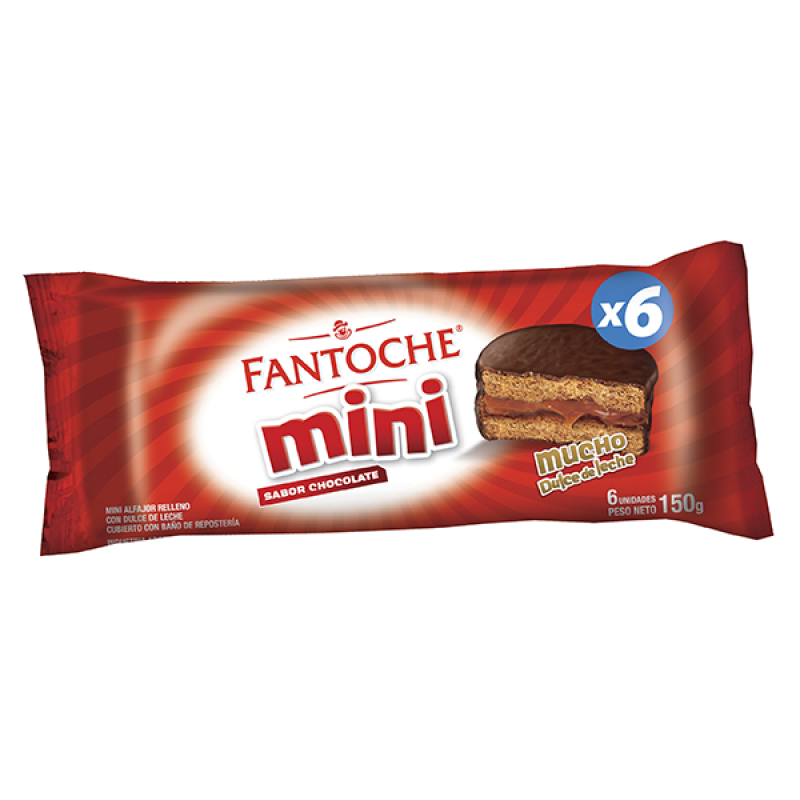 Alfajor Mini Fantoche Negro 150 G