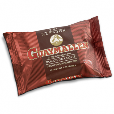 Alfajor Guaymallen Triple Negro 70 G x6 