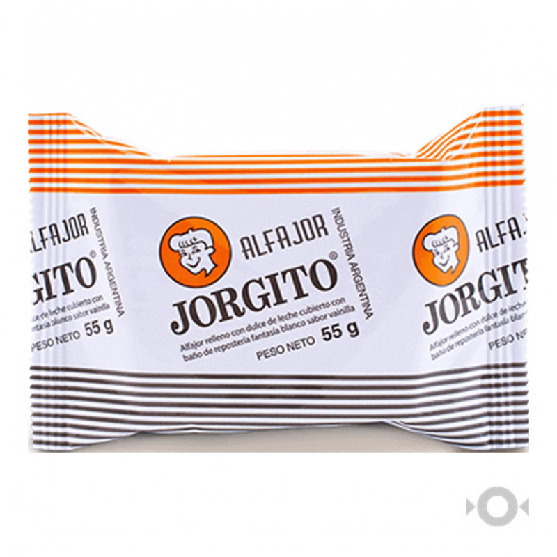 Alfajor Jorgito Blanco 50 G X6