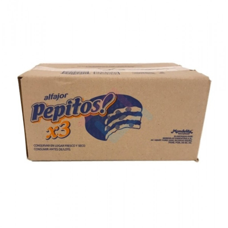 Alfajor Pepitos Triple 57 G x36