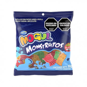 Mogul monstruitos halloween 30 G X 12