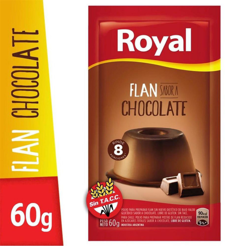 Flan chocolate Royal 60G