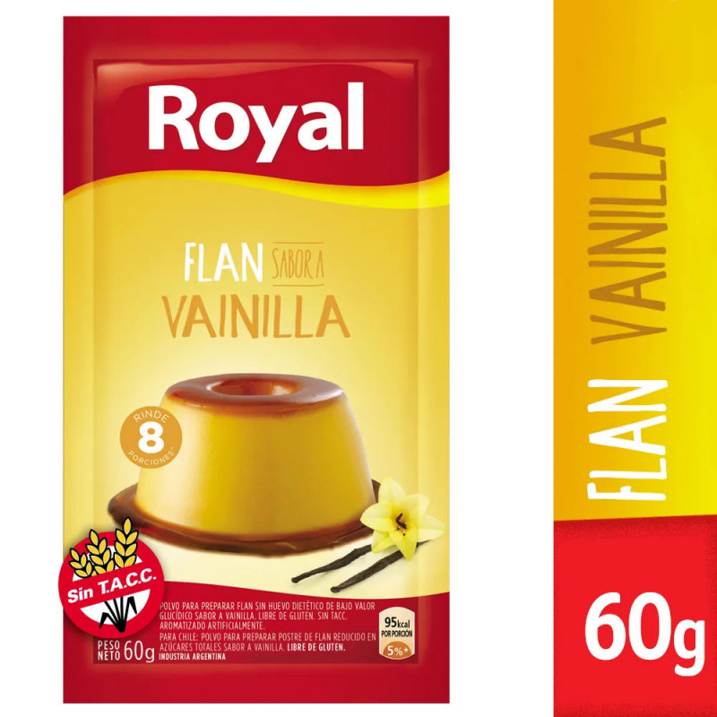 Flan vainilla Royal 60 G x6