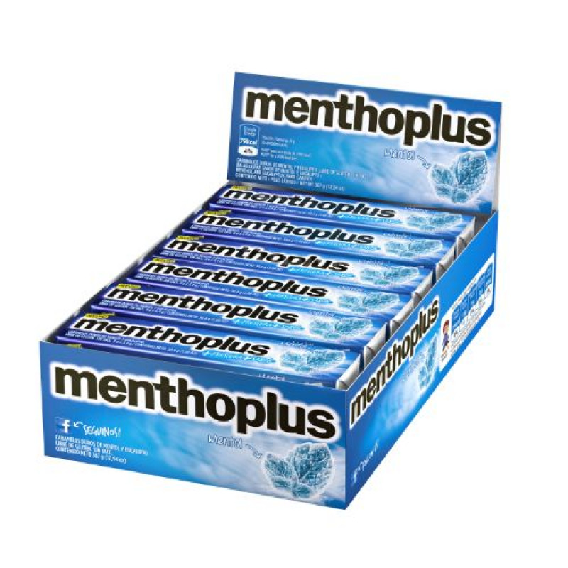 Pastillas Menthoplus mentol x12