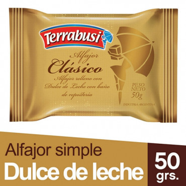 Alfajor Terrabusi Clásico 50 g x6