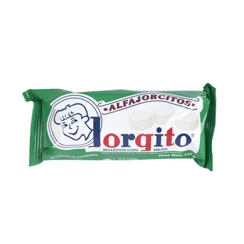 Alfajorcitos Jorgito Fruta 150 G x 6