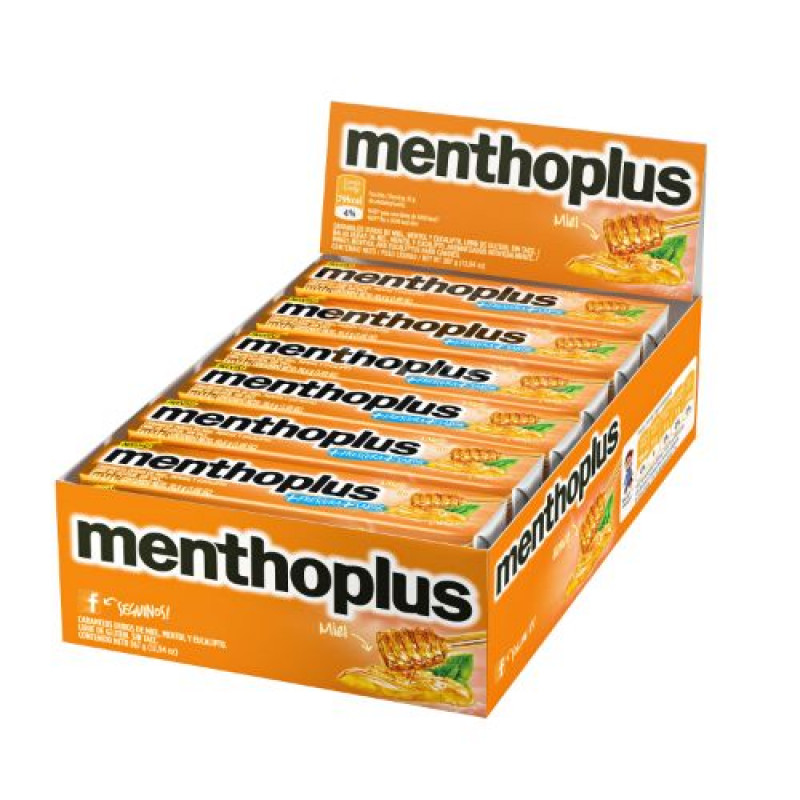 Pastillas Menthoplus Miel x12