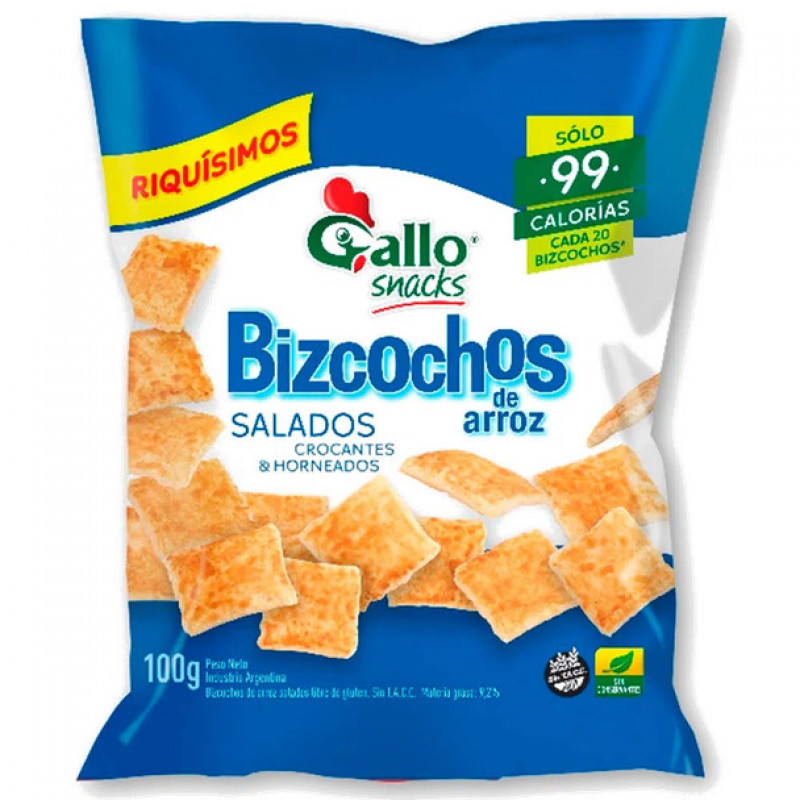 Gallo Arroz Salado 100 g x3