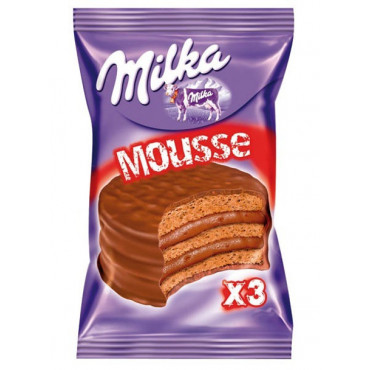 Alfajor Milka Mousse Chocolate Triple 56 g x6