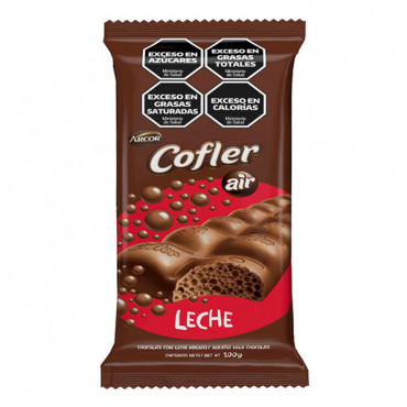 Chocolate Cofler Aireado Leche 100gr