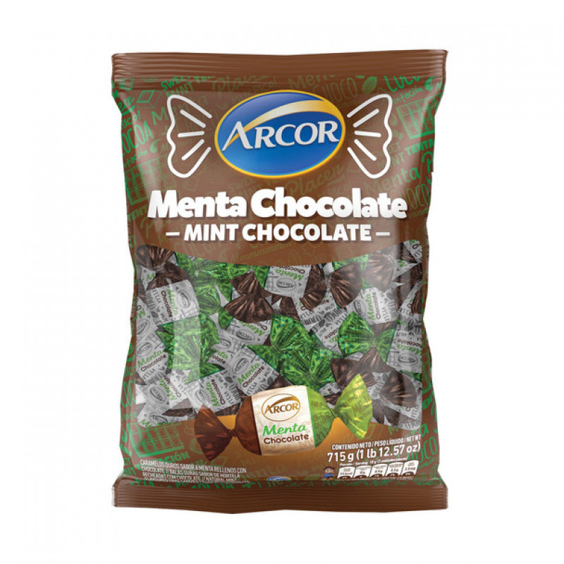 Caramelos Menta y Chocolate Arcor 715 g