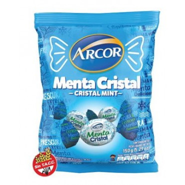 Caramelo Menta Cristal Arcor 810 g