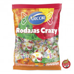 Caramelos Pico Dulce Rodajas Crazy Arcor 500 g 