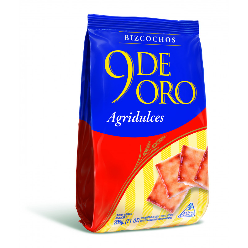 9 de Oro Agridulce 200 g x3 