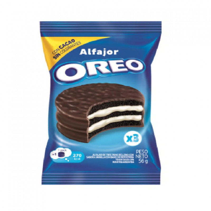 Alfajor Oreo Triple 56 g x6 