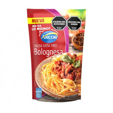 Salsa Arcor Bolognesa Sin TACC 340g