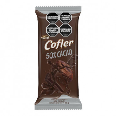 Chocolate Cofler 50% Cacao 55gr x3